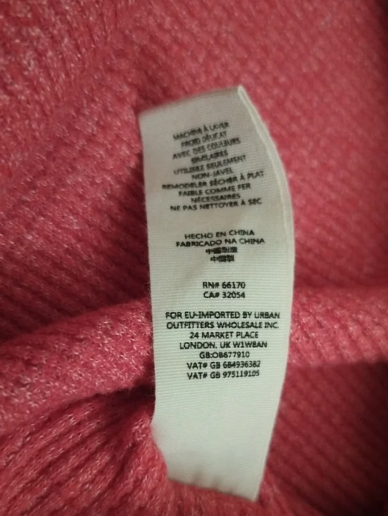 Free People We The Free Waffle Knit Boho Sleeves Blossom Top Oversized M - Picture 8 of 16